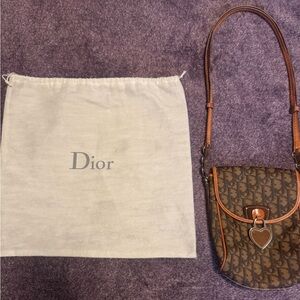 Dior Brown and Tan Crossbody Bag